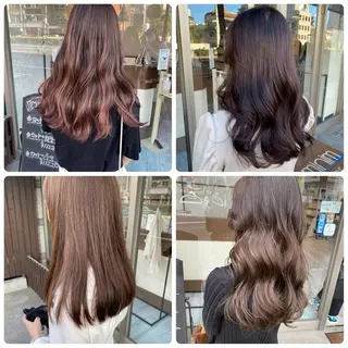 ミディアム カラー 日比 貴大/ minim hairのヘアスタイル