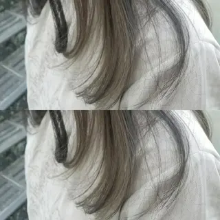 ミディアム 今中 小百合のヘアスタイル