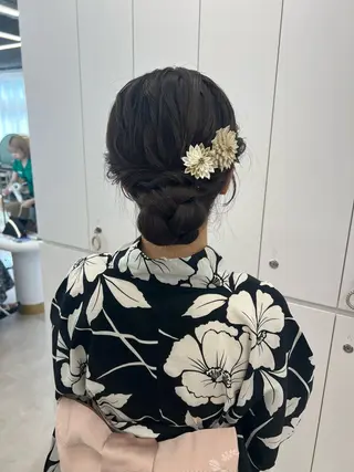 ヘアアレンジ アレンジ/ブラウン カラー HARU🕯のヘアスタイル