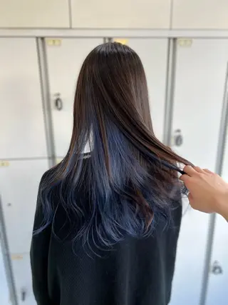 ロング カラー インナー/2次元/ 推しカラー/しゅうとのヘアスタイル
