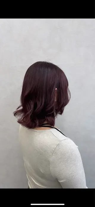 ミディアム 🍑トレンドカラー 🍑横浜のヘアスタイル