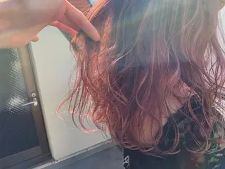 ミディアム カラー パーマ ヘアアレンジ メンズ キッズ ネイル マツエク・マツパ 切りっぱなしヘアボブ ミディアムヘアRYOのヘアスタイル
