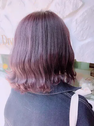ミディアム カラー 髪質改善/ 艶髪カラー/益田直幸のヘアスタイル