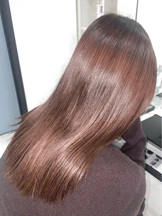 セミロング カラー chic channel伊藤のヘアスタイル