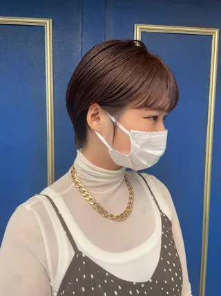 ショート カラー レイヤー💧艶髪 💧Syotaのヘアスタイル