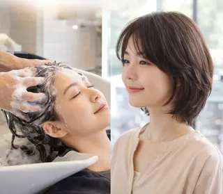 ミディアム メンズ 宮下 志織のヘアスタイル