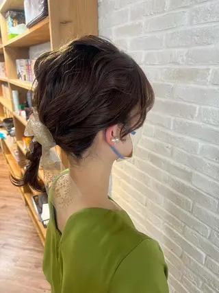 セミロング ヘアアレンジ Topstylist YUKIのヘアスタイル