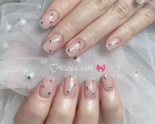 ネイル shine 🎀 長さだし&デザインのネイルデザイン