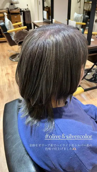 ミディアム 後輩のモデル募集中/ 関根舞桜のヘアスタイル