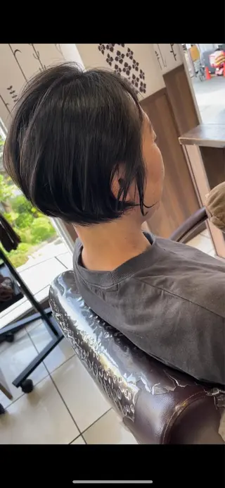 ショート 福見 美保のヘアスタイル