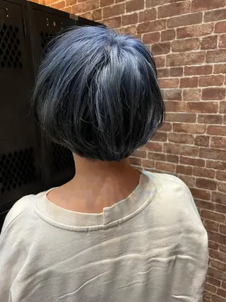 ミディアム カラー パーマ ヘアアレンジ メンズ キッズ ネイル マツエク・マツパ アイブロウ 久木原 ゆりのヘアスタイル