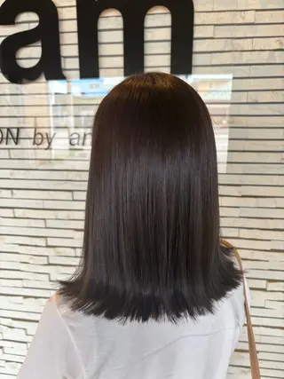 ミディアム AI KIのヘアスタイル