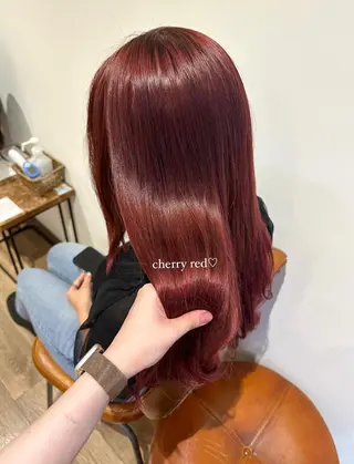 ロング カラー パーマ ヘアアレンジ キッズ ネイル マツエク・マツパ アイブロウ Himawari♡ 柔らかいカラーのヘアスタイル