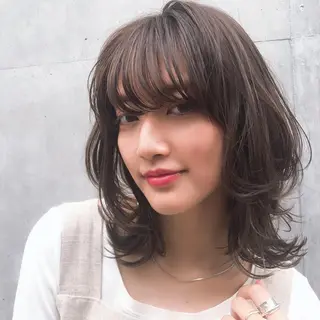 セミロング 髪質改善/美髪矯正 逸見　嘉秀のヘアスタイル