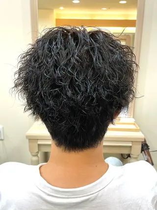 ショート パーマ メンズ メンズパーマ🌀/ 中村郁未のヘアスタイル