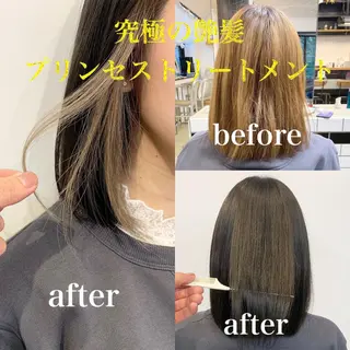 ミディアム カラー トップ スタイリストのヘアスタイル