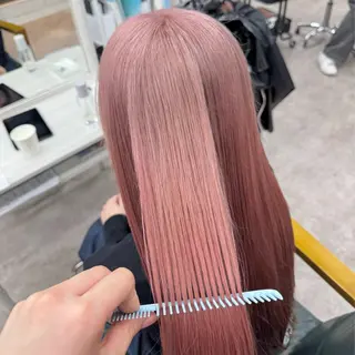 ロング カラー JUNSHIN🦋 ヘアセット／カラーのヘアスタイル