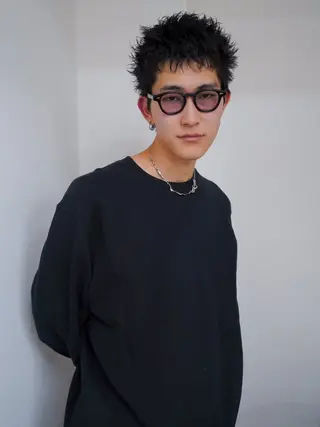 ショート メンズパーマ/矢場町 /NODE 下村透依のヘアスタイル