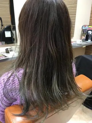 ロング カラー 鈴木 健太のヘアスタイル