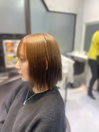 ミディアム tatsuya新宿 縮毛矯正/髪質改善のヘアスタイル