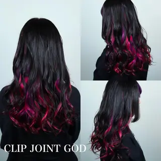 ロング カラー 今泉 周のヘアスタイル