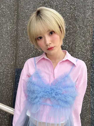 ショート 工藤 芽生のヘアスタイル