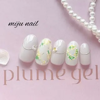 ネイル ❁miju nail 大人上品/自爪育成のネイルデザイン