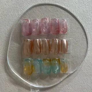 ネイル soa.Aika 自爪育成のネイルデザイン