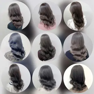 ロング カラー ヘアアレンジ 💖韓国ヘアの匠 💖TAKUMI💖のヘアスタイル