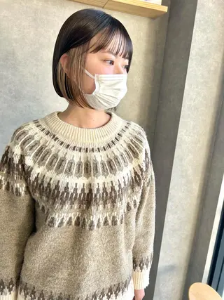 ミディアム カラー 一ノ瀬 暁のヘアスタイル