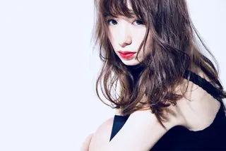 セミロング 副店長 藤本康志のヘアスタイル