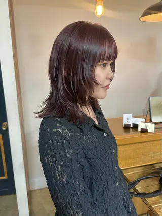 ミディアム NAGISA 🎀透明感カラー🎀のヘアスタイル