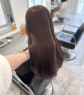 ロング カラー ParveMix🍀 藤原愛未のヘアスタイル