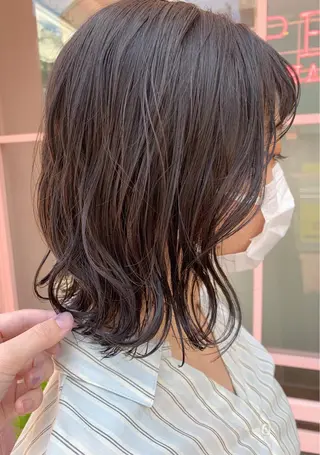 ミディアム Ebihara Satomiのヘアスタイル