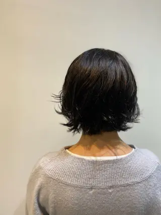 ショート カラー 大人かわいい×艶髪 🤍塩川のヘアスタイル