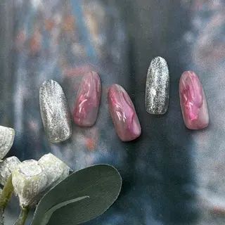 ネイル ⭐︎休業中の練習⭐︎ JNA認定講師髙橋のネイルデザイン