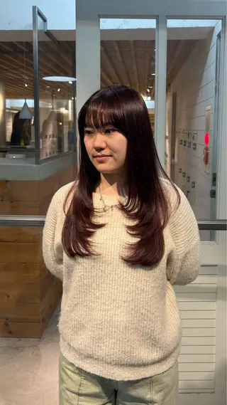 ロング mellowman所属・キセキ/立川 /ラフ海外ガールのヘアスタイル