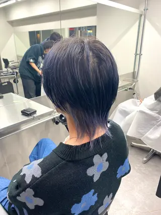 ショート カラー パーマ ヘアアレンジ メンズ キッズ ネイル マツエク・マツパ アイブロウ 🔥漢髪特化メンズ マネージャーYUKIのヘアスタイル