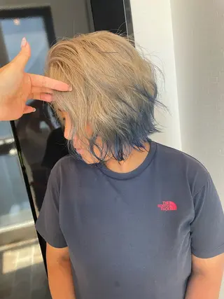 ショート カラー YUI/ ブリーチカラー🌷のヘアスタイル
