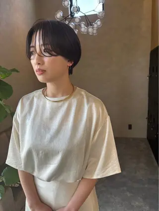 ショート 縮毛/パーマ/カラー LUVISM佐藤里咲のヘアスタイル