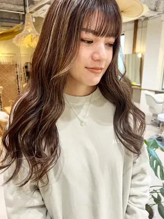 ロング ココルアナ 豊中美容室のヘアスタイル