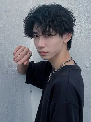 カラー パーマ メンズ メンズカット🐺 パーマ特化🔥舜のヘアスタイル