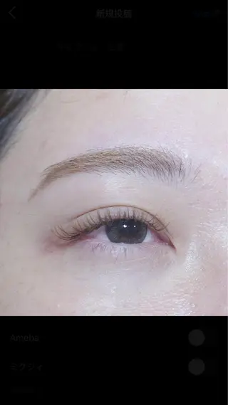 マツエク・マツパ アイデザイナー 山下の眉毛・アイブロウイメージ