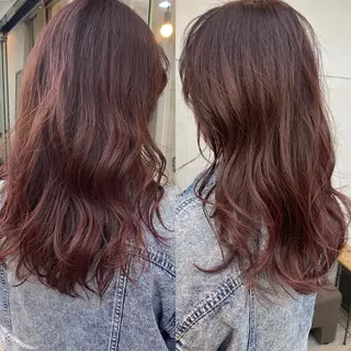 ロング カラー ☀️透明感color KURO☀️のヘアスタイル