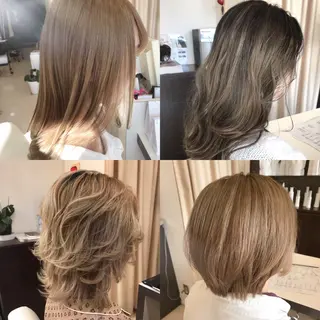 ミディアム カラー 武田 清久のヘアスタイル