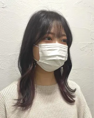 ミディアム カラー ショート/韓国ヘア Moto✂︎のヘアスタイル