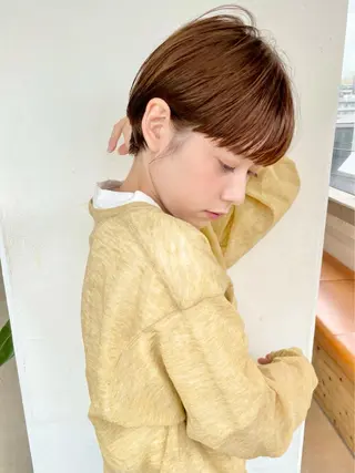 ショート カラー ショート・ボブ 徳竹淳一のヘアスタイル