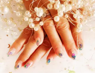 ネイル ラベンダー💖日暮里 ルル💖ネイルのネイルデザイン