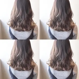 ミディアム カラー ヘアアレンジ 小林 佳祐のヘアスタイル