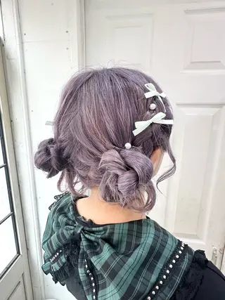 ヘアアレンジ uros.中目黒 moekaのヘアスタイル